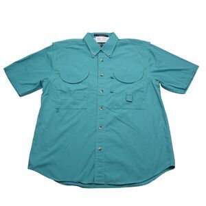 Tiger Hill Shirt Mens S Key West Florida Performance Poplin Fishing Vented